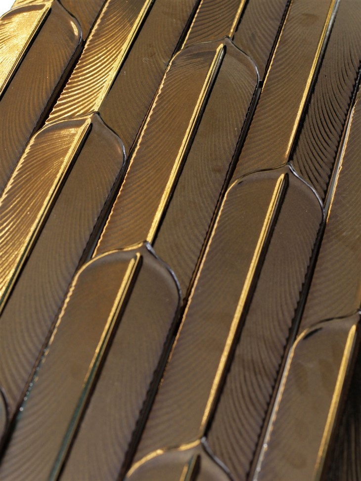 Feather shaped wall handmade ceramic tiles best