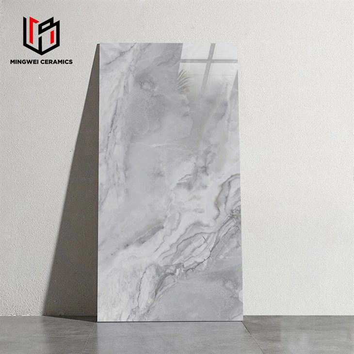 Чиста сива сјајна керамичка плочица